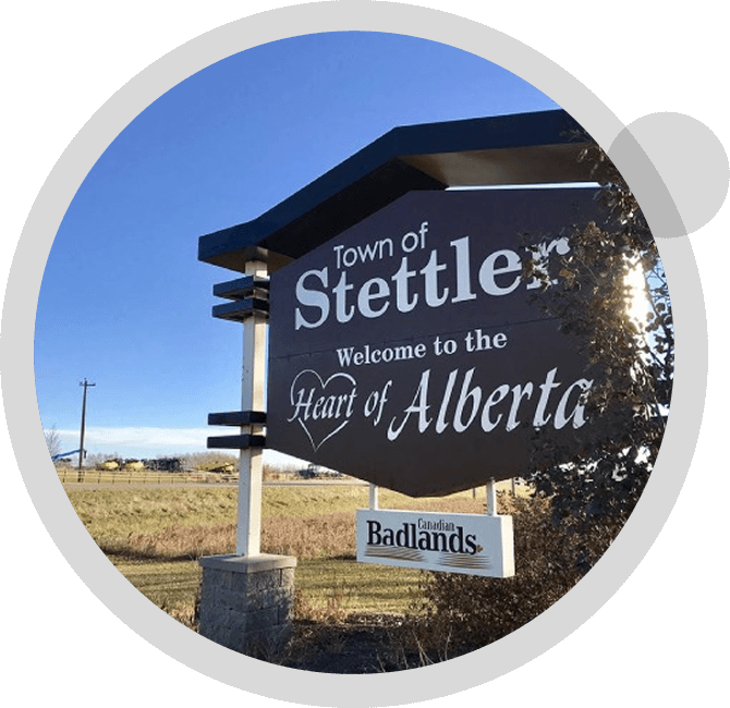 Location Stettler